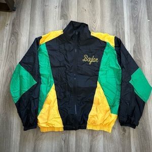 Vintage Baylor University Bears Full Zip Jacket Windbreaker